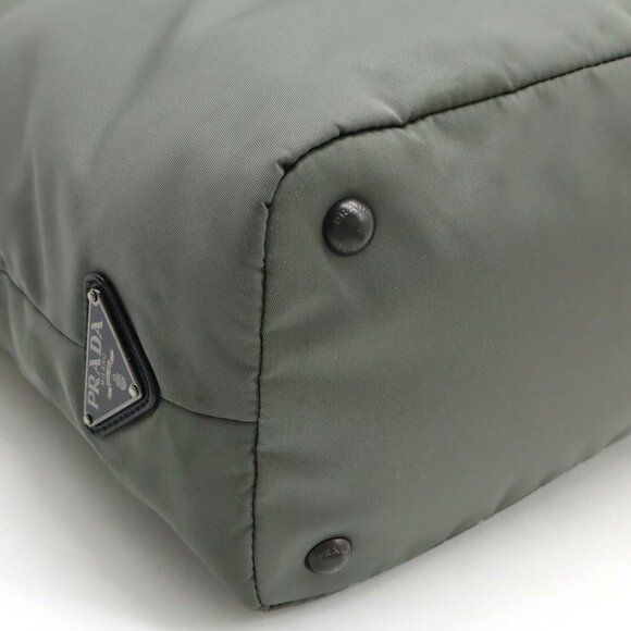 PRADA Black Leather Tote Bag - Picture 4 of 10